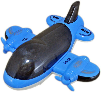 

Babysid Collections Airbus 3D Bump and Go Size : 24 x 23 x 13 cm(Blue, Black), Black;blue