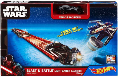 

Hot Wheels Blast & Battle Lightstaber Launcher Kylo Ren DKT63(Multicolor)
