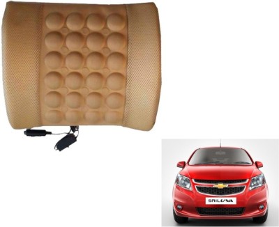 MOCKHE Foam, Cloth, Nylon Seating Pad For  Chevrolet UVA(Seat Back Rest Beige)