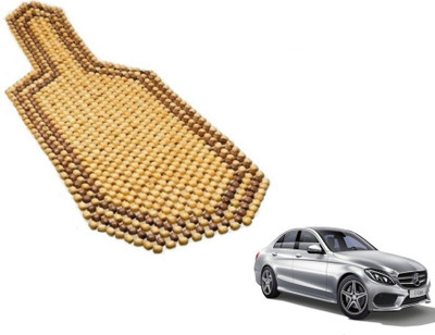 MOCKHE Wooden Bead Seating Pad For  Mercedes Benz C-Class(Car Seats Beige)
