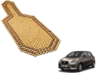 MOCKHE Wooden Bead Seating Pad For  Datsun Go(Car Seats Beige)