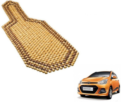 MOCKHE Wooden Bead Seating Pad For  Hyundai Grand i10(Car Seats Beige)
