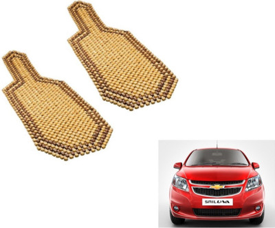 MOCKHE Wooden Bead Seating Pad For  Chevrolet UVA(Car Seats Beige)