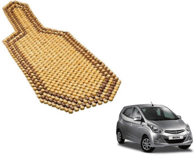 MOCKHE Wooden Bead Seating Pad For  Hyundai Eon(Car Seats Beige)