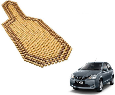 MOCKHE Wooden Bead Seating Pad For  Toyota Etios Liva(Car Seats Beige)