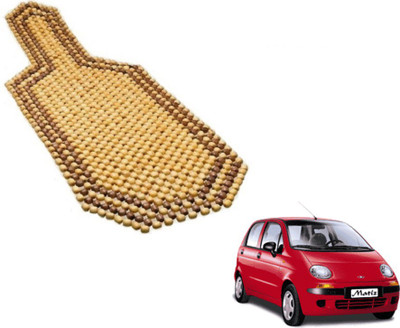MOCKHE Wooden Bead Seating Pad For  Daewoo Matiz(Car Seats Beige)