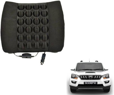 MOCKHE Foam, Cloth, Nylon Seating Pad For  Mahindra New Scorpio(Seat Back Rest Black)