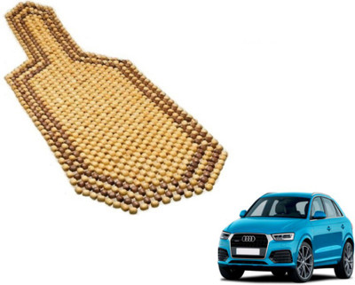 MOCKHE Wooden Bead Seating Pad For  Audi Q3(Car Seats Beige)