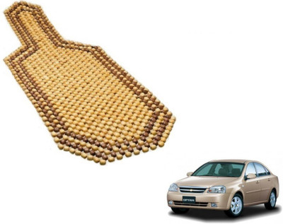 MOCKHE Wooden Bead Seating Pad For  Chevrolet Optra(Car Seats Beige)