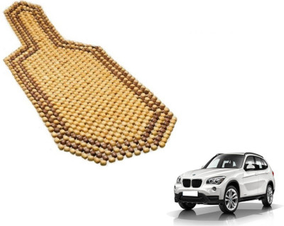 MOCKHE Wooden Bead Seating Pad For  BMW X1(Car Seats Beige)