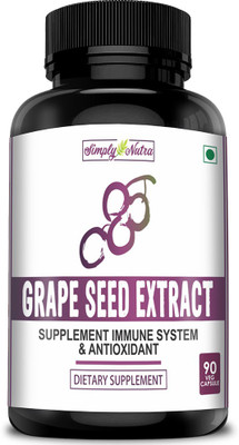 

Simply Nutra Grape Seed Extract - 500mg - 90 Veg Capsules(90 No)
