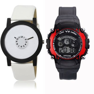 

CM Kids Watch Combo With New Designed LR 026_Red Sport Watch - For Boys