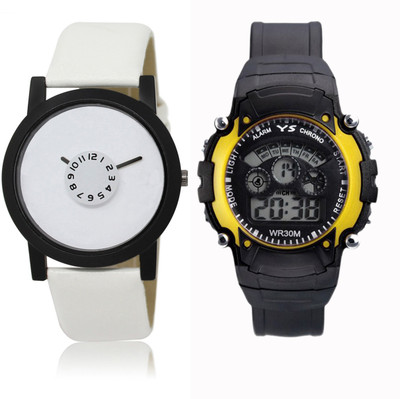 

CM Kids Watch Combo With New Designed LR 026_Yellow Sport Watch - For Boys