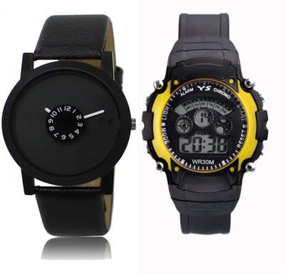 

CM Kids Watch Combo With New Designed LR 025_Yellow Sport Watch - For Boys