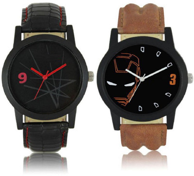 

PMAX LEATHER RED WITH BLACK AND LEATHER FACE BROWN NEW STYLISH FOR Watch - For Men