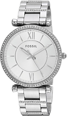 

Fossil ES4341 Women's Fossil Carlie Stainless Steel Crystallzied Watch - For Men