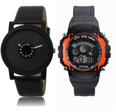 

CM Kids Watch Combo With New Designed LR 025_Orange Sport Watch - For Boys