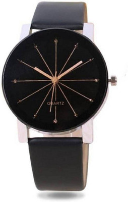 vbenterprise Luxury Black Gold Analog Watch - For Girls