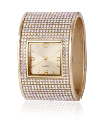 

Skylofts Diamond Stuuded Party Wear Bracelet Women Watches Watch - For Women