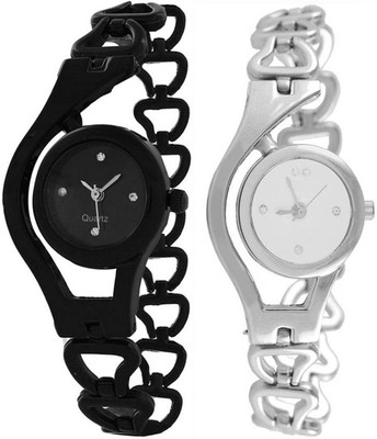 

Swan IN T BLACK CHAIN & WHITE CHAIN COMBO Watch - For Women
