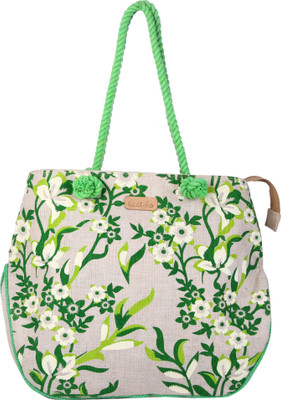 

Ecotara Jute Bag Shoulder Bag(Green, 5 L)