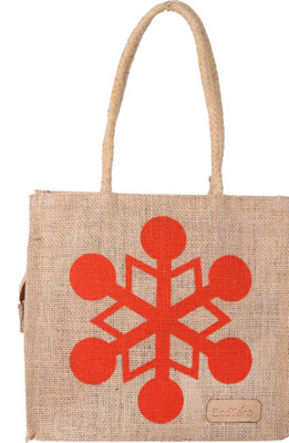 

Ecotara Jute Bag Lunch Bag(Orange, 2 L)
