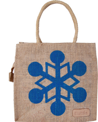 

Ecotara Jute Bag Lunch Bag(Blue, 2 L)
