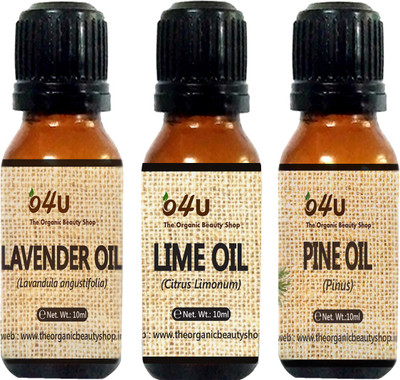 

O4U 100% Pure Essential oil Combo for Oily skin (Pine, Lavender and Lemon) 10 ml each / essential oil Combo for Oily skin(10 ml)