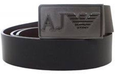 

Leo Enterprises Men Formal Black Genuine Leather Belt