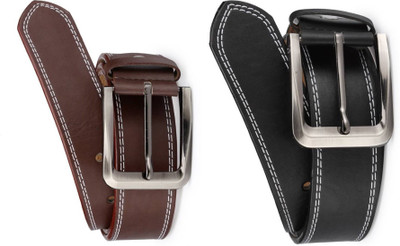 

laer Men & Women Casual Multicolor Artificial Leather Belt, Multicolour