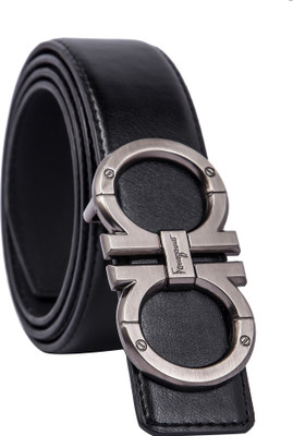

Lotus designer Men & Women Casual Black Texas Leatherite Belt