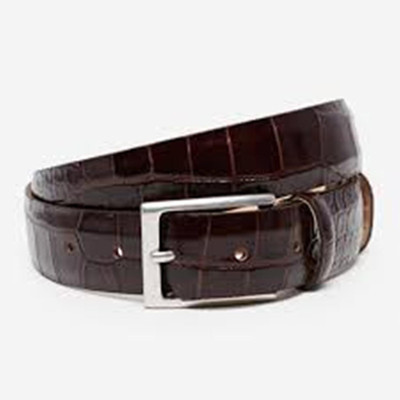 

Leo Enterprises Men Formal Brown Genuine Leather Belt