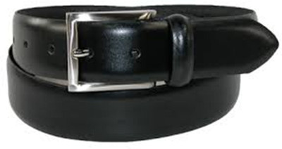 

Leo Enterprises Men Formal Black Genuine Leather Belt