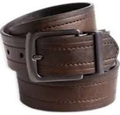 

Leo Enterprises Men Formal Brown Genuine Leather Belt