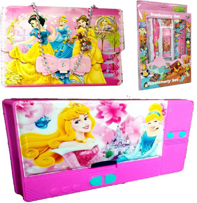 

TECHNOCHITRA COMPLETE PRINCESS THEME GIFT COMBO/BIRTHDAY GIFT/RETURN GIFT(Set of 3)