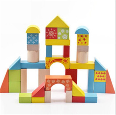 

Akrobo Wooden Blocks For Kids (38PC)(Multicolor)