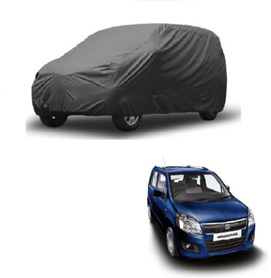 Furious3D Car Cover For Maruti Suzuki WagonR (Without Mirror Pockets)(Grey, For 2016, 2017 Models)