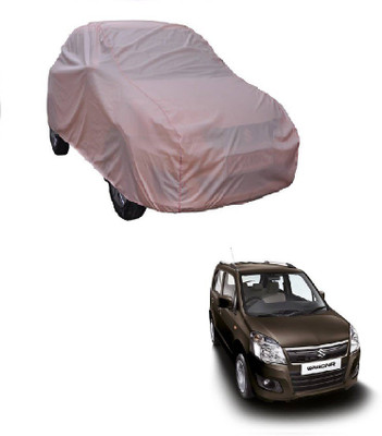 Furious3D Car Cover For Maruti Suzuki WagonR (Without Mirror Pockets)(Beige, For 2014, 2015, 2016, 2017 Models)