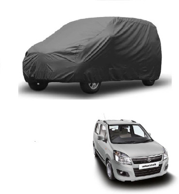 Furious3D Car Cover For Maruti Suzuki WagonR (Without Mirror Pockets)(Grey, For 2016, 2017 Models)