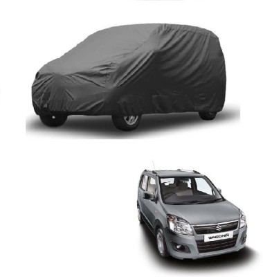 Furious3D Car Cover For Maruti Suzuki WagonR (Without Mirror Pockets)(Grey, For 2016, 2017 Models)