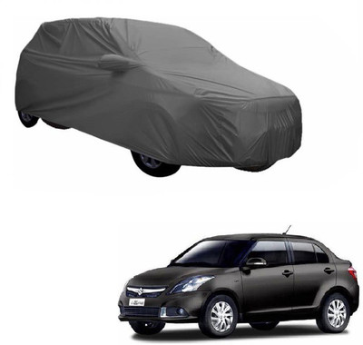 Furious3D Car Cover For Maruti Suzuki Swift Dzire (Without Mirror Pockets)(Grey, For 2010, 2011, 2012, 2013, 2014, 2015, 2016 Models)