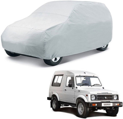 Mobik Car Cover For Maruti Suzuki Gypsy (Without Mirror Pockets)(Silver)