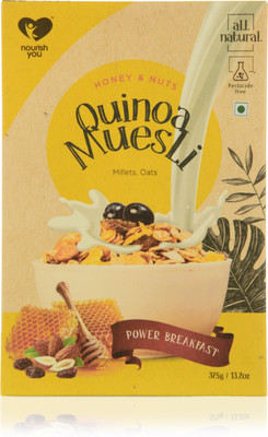 

Nourish You Quinoa Muesli - Honey and Nuts(375 g, Box)
