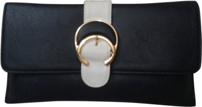

Haryana Craft Casual Black, White Clutch
