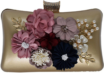 

Bagaholics Party Gold Clutch