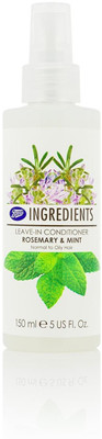 

Boots Ingredients Leave-in Conditioner, Rosemary & Mint - 150ml (5oz)(150 ml)