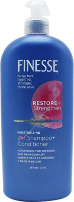 

Finesse Restore + Strengthen Moisturizing 2in1 Shampoo+Conditioner - 710ml (24oz)(710 ml)