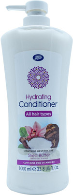 

Boots Hydrating Conditioner, All Hair Types, Shea Butter - 1000ml (33.8oz)(1000 ml)