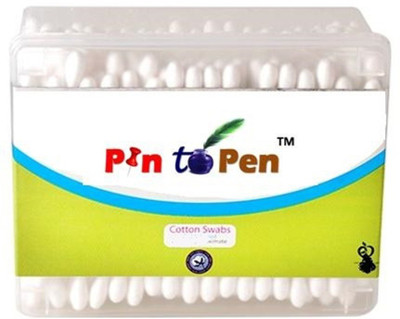 Pin to Pen Ear Cotton Swab Sterile Buds 100 Pack of 2(100 Units)
