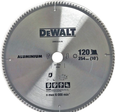 Dewalt 10 inch TCT Blade for Aluminium Cuting - 120T Wood Cutter